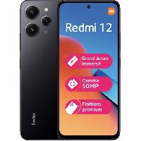 Smartphone - Mobile XIAOMI - REDMI 12 - 256Go - 4G - Noir minuit