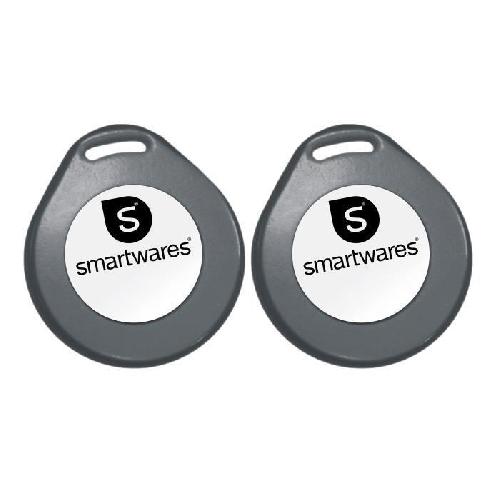 SMARTWARES Kit 2 badges NFC pour alarme NFC SA78T-2
