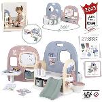 Poupee Smoby - Baby Care - Creche 5 Espaces + 27 Accessoires - Poupon jusqu'a 42 cm