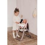 Vetement - Accessoire Poupon SMOBY - Baby Nurse Chaise haute pour poupon jusqu'a 42cm (non inclus) - Fabriqué en France