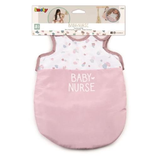Vetement - Accessoire Poupon SMOBY - Baby Nurse Turbulette pour poupons jusqu'a 42cm - Porte-bébé en tissu réglable