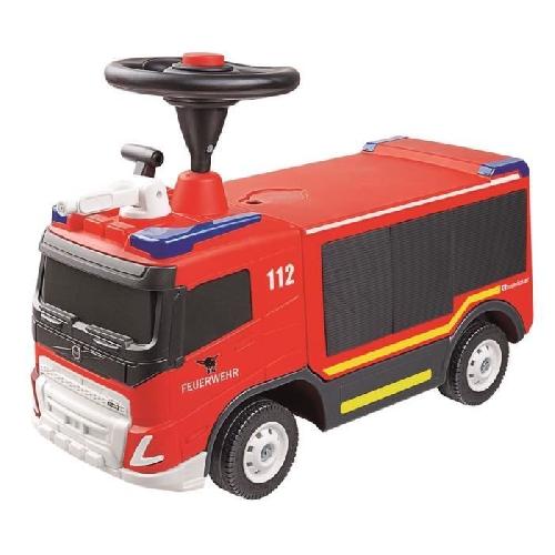 Camion Smoby - Big Camion de Pompier lance a eau - Volant avec klaxon - Fonction lance a eau - H 440mm - Dés 2 ans - Fabriqué en Europe