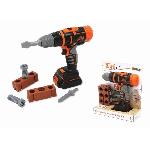 Bricolage - Etabli - Outil Smoby - Black+Decker - Perceuse Visseuse Mécanique