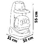 Docteur - Infirmiere - Veterinaire Smoby - Chariot Vétérinaire  de Zoo - Peluche Panda - Nombreux accessoires inclus - Produit 2 en 1 : Cage de transport - Fabrication