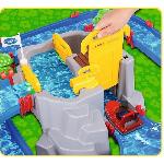 Parcours D'eau - Peche A La Ligne Smoby - Circuit de jeu d'eau AquaPlay - Mountain Lake - 2 bateaux + 3 figurines animaux - Fabrique en Allemagne - Des 3ans