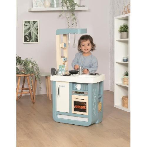 Dinette - Cuisine Smoby Cuisine Bon Appetit - 23 Accessoires - Effet sonores (plaques de cuissons électroniques) des 3 ans