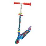 SMOBY - DINO RANCH Patinette 2 roues pliable - Strucure metale - Guidon reglable