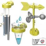 Smoby - Kit Meteo - Accessoires de Maison Smoby - Carillon + pluviometre + girouette - Des 2 ans