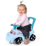 Porteur - Pousseur Smoby- La Reine des Neiges - Porteur auto ergonomique - Fonction Trotteur - Coffre a jouets