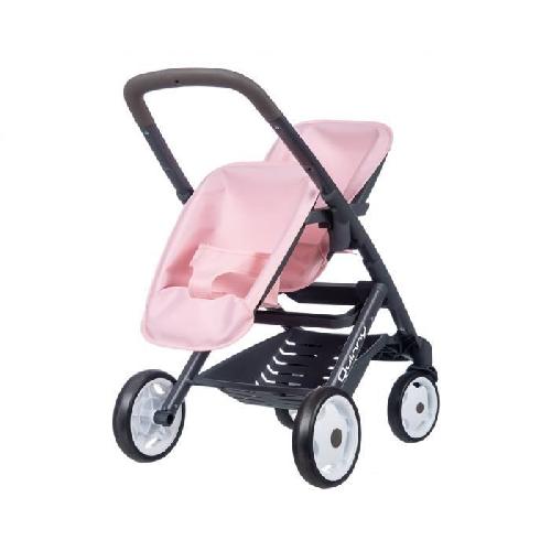 Poupon Smoby - Maxi Cosi - Pousette jumeaux - Poupée 42 cm Maximum - Rose - Des 3ans