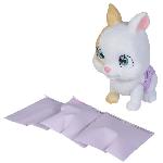 Poupee Smoby - Pamper Petz - Lapin a adopter - 4 accessoires - Articulé - Bois et fais pipi - Certificat d'adoption - Des 3 ans