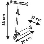 Tricycle Pour  Enfant Smoby - Pat' Patrouille Patinette 2 roues - Pliable - Trottinette avec roues silencieuses