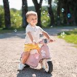 Porteur - Pousseur Smoby - Porteur scooter Rose - Coffre a Jouets - Roues silencieuses Dés 2ans