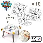 Jeu De Coloriage - Dessin - Pochoir Smoby - Recharge Coloriages pour la Kid table créative - 10 feuilles de coloriages Pat' Patrouille