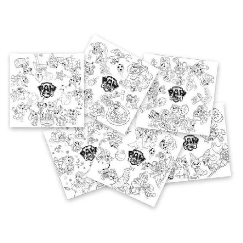 Jeu De Coloriage - Dessin - Pochoir Smoby - Recharge Coloriages pour la Kid table créative - 10 feuilles de coloriages Pat' Patrouille