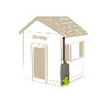 Accessoire Plein Air - Piece Detachee Plein Air Smoby - Récupérateur d'eau pour maisons compatibles - Anti-UV - Gris - Fabriqué en France