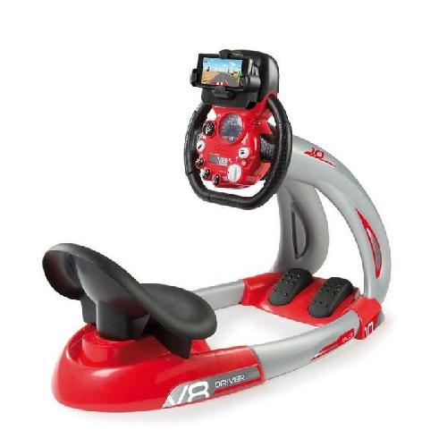 Simulateur De Conduite Smoby - Simulateur de conduite Pilot V8 - Rouge et noir - 370206