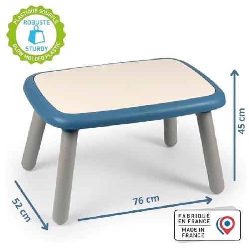 Accessoire Table Multi-jeux - Piece Detachee Table Multi-jeux Smoby - Table enfant - Bleu - Exterieur Interieur - Traitement Anti-UV - Fabriquer en France