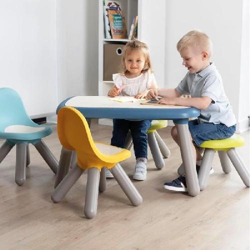 Accessoire Table Multi-jeux - Piece Detachee Table Multi-jeux Smoby - Table enfant - Bleu - Exterieur Interieur - Traitement Anti-UV - Fabriquer en France