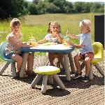 Accessoire Table Multi-jeux - Piece Detachee Table Multi-jeux Smoby - Table enfant - Bleu - Exterieur Interieur - Traitement Anti-UV - Fabriquer en France