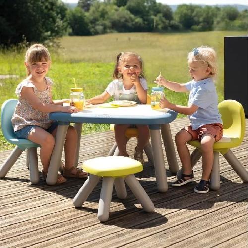 Accessoire Table Multi-jeux - Piece Detachee Table Multi-jeux Smoby - Table enfant - Bleu - Exterieur Interieur - Traitement Anti-UV - Fabriquer en France