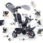 SMOBY Tricycle enfant évolutif Baby Driver Plus - Structure métal - Gris