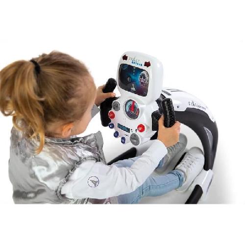 Dinette - Cuisine Smoby - V8 Driver Space - Simulateur de Conduite pour Enfant - Navette Spatiale - Volant Electronique