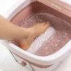 Soin Des Mains Et Des Pieds - Gommages - Bain De Pied Balnéothérapie bain de pieds REVLON RVFB7034E - fonction massage - Rose
