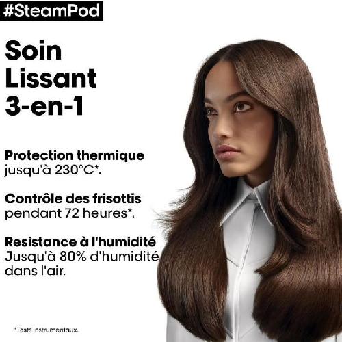 Masque Capillaire - Soin Capillaire Soin Lissant Professionnel pour Steampod L'Oreal Professionnel - Soin thermo-protecteur enrichi en Alpha-silane -50ml