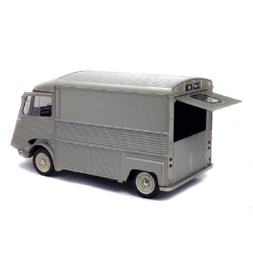 Vehicule Miniature Assemble - Engin Terrestre Miniature Assemble SOLIDO Voiture miniature de collection 1-18eme Citroen Hy 1969 - Gris metal