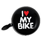 Sonnette - Klaxon De Cycle Sonnette De Velo Dingdong I Love My Bike 60mm