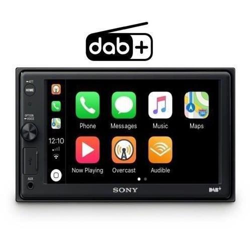 Autoradios Sony - Autoradio Multimedia 6.2 XAVAX1005KIT - DAB+ - Apple CarPlay - Bluetooth + Antenne et Microphone