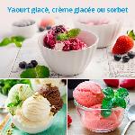 Sorbetiere - Machine A Glace Sorbetiere Yaourtiere - MEDION MD18387 ? 150W ? de -18 a -35oC ? 1.5L de glace ? Ecran LCD ? Noir-Alu