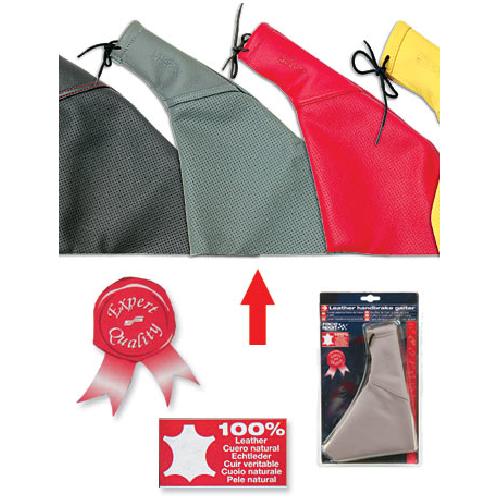 Levier De Frein A Main Soufflet de Frein a Main Cuir Naturel - Gris - RaceSport
