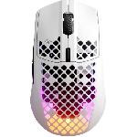 Souris gamer filaire ultra légere - STEELSERIES - AEROX 3 WIRELESS (2022) EDITION SNOW - Blanc