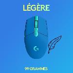 Souris Souris Gaming Sans Fil - LOGITECH G - G305 - LIGHTSPEED - Autonomie 250h - Bleu