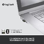 Souris Souris Sans Fil - LOGITECH - LIFT for Business - Ergonomique Verticale - Bluetooth - Clics Silencieux - USB Logi Bolt - Graphite