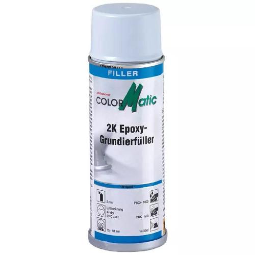 Peinture Auto Sous-Couche Epoxy 2k Sechage Rapide Noir 200ml Colormatic