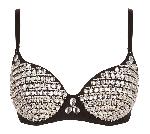 Ensembles Soutien-gorge armatures paillete noir argent 100B