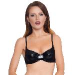 Dessous Soutien-gorge en vinyle noir 85D