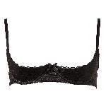 Soutien-gorge seins nus Brode Noir 95B