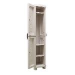 Etabli - Systeme Perfo - Armoire - Mobilier Atelier SPACESAVER 35 PLASTIKEN Armoire haute 1 Porte avec étageres - l 35 x p 45 x h 184 cm - Gamme Space SAVER - Intérieur et Extérieur