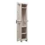 Etabli - Systeme Perfo - Armoire - Mobilier Atelier SPACESAVER 35 PLASTIKEN Armoire haute 1 Porte avec étageres - l 35 x p 45 x h 184 cm - Gamme Space SAVER - Intérieur et Extérieur