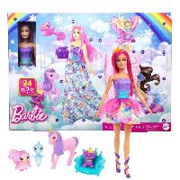 Special Noel Barbie-Calendrier de l'Avent Barbie Dreamtopia-Poupée et accessoires HRG90