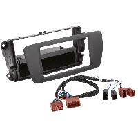 Speciales cats prix KC NoSTech Facade autoradio 1DIN compatible avec Seat Ibiza 6J FL - Gris Tuam