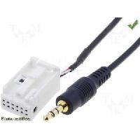 Speciales cats prix KC NoSTech Faisceau entree AUX Jack 3.5 Autoradio compatible avec Citroen Peugeot RD4 Fakra entree AUX1