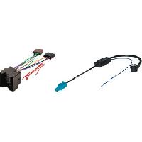 Speciales cats prix KC NoSTech Kit cables compatible avec autoradio et antenne CitroenPeugeot