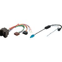 Speciales cats prix KC NoSTech Kit cables compatible avec autoradio et antenne compatible avec Opel Seat Skoda VW