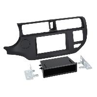 Speciales cats prix KC NoSTech Kit Facade autoradio 2DIN compatible avec Kia Rio 11-15 Avec vide poche noir