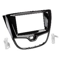 Speciales cats prix KC NoSTech Kit Facade autoradio 2DIN compatible avec Opel Karl ap15 Noir brillant
